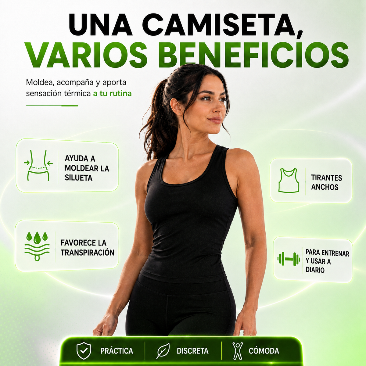 Camiseta Térmica Efecto Sauna Unisex | Mujer y Hombre